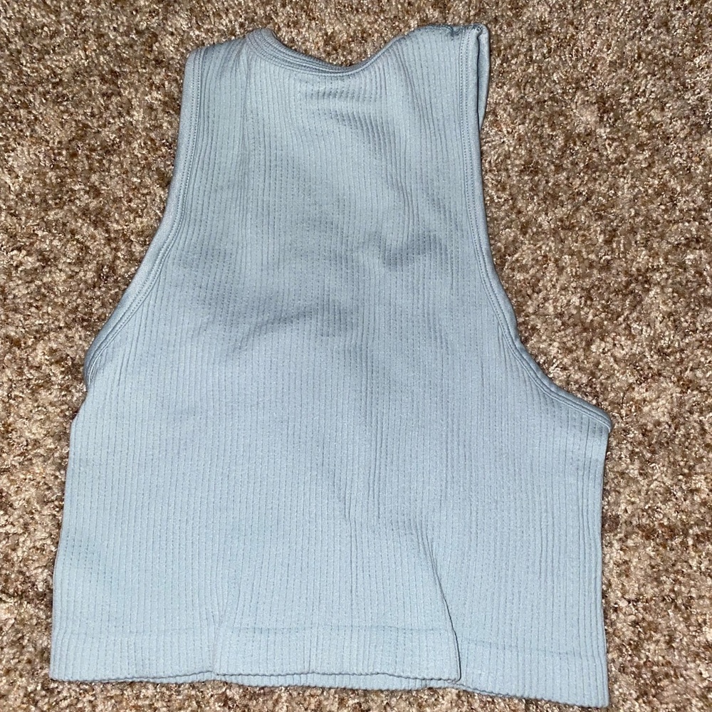 Light Blue razor back top